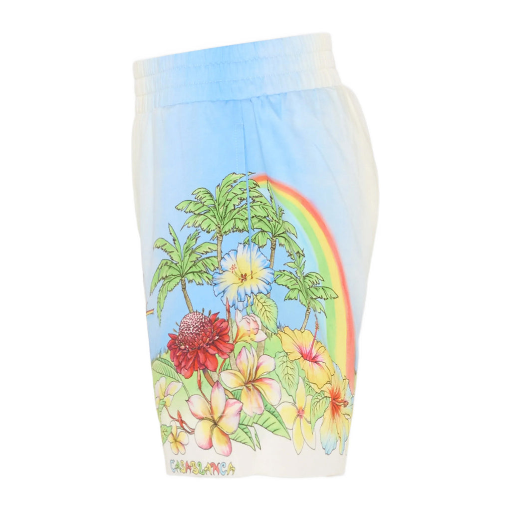 Casablanca Kids Aloha Cotton Shorts