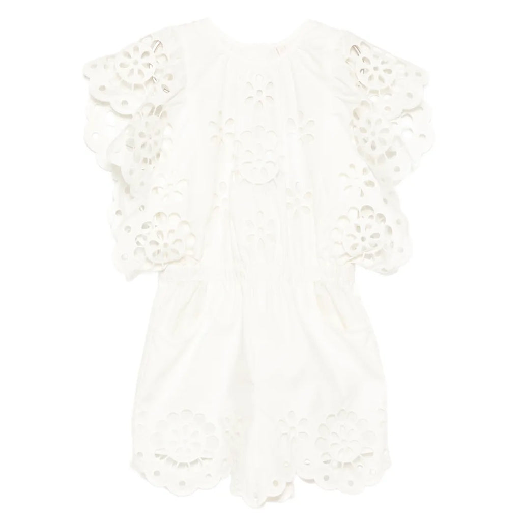 Zimmermann Kids Awaken Kids Broderie Playsuit