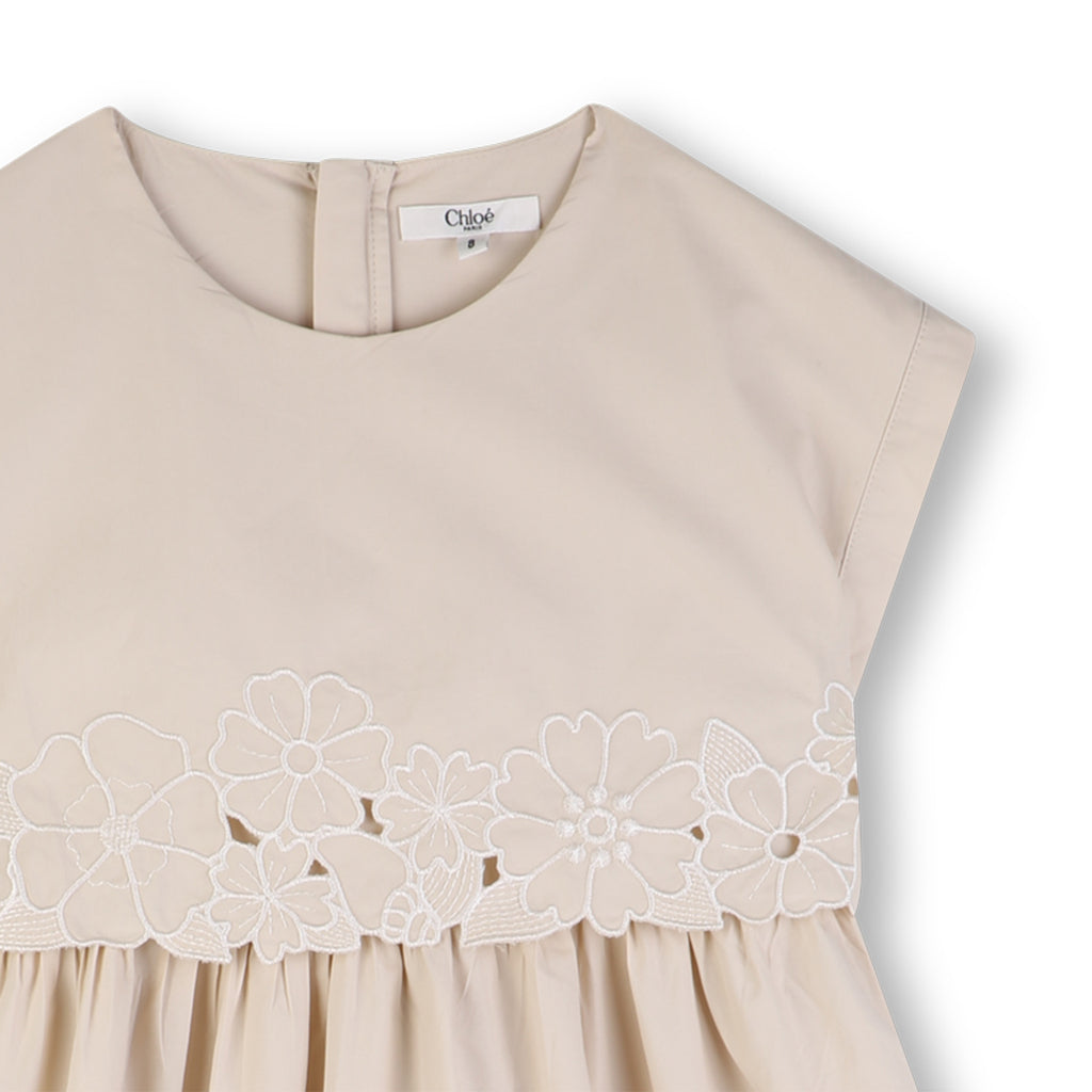 Chloé Kids Short Sleeved Dress