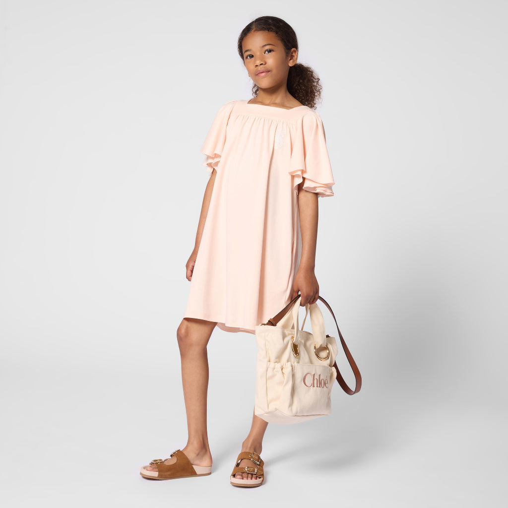 Chloé Kids Short Sleeved Dress