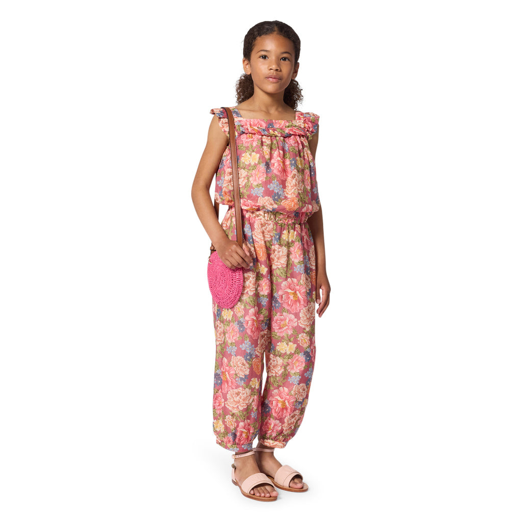 Chloé Kids Floral Jumpsuit