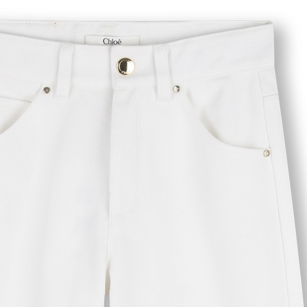 Chloé Kids Denim Trousers