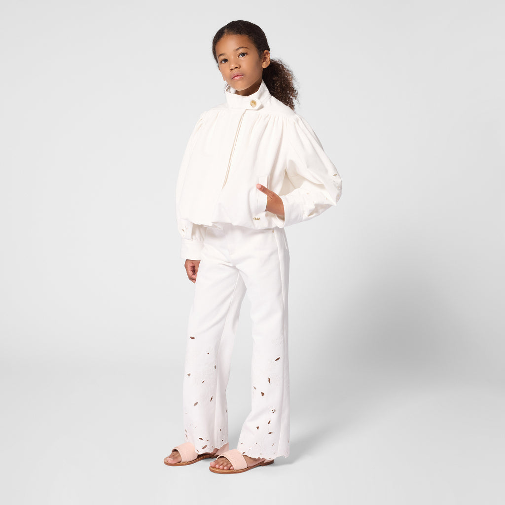 Chloé Kids Denim Trousers