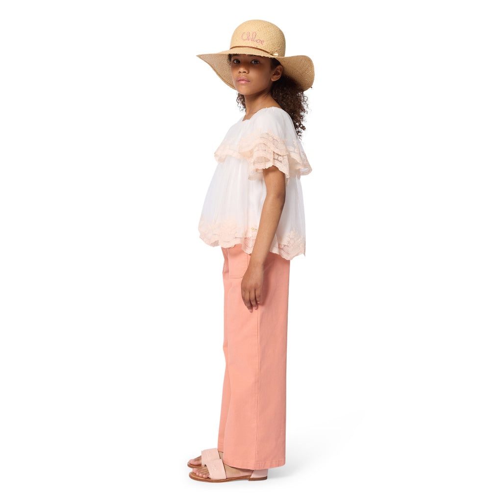Chloé Kids Denim Trousers