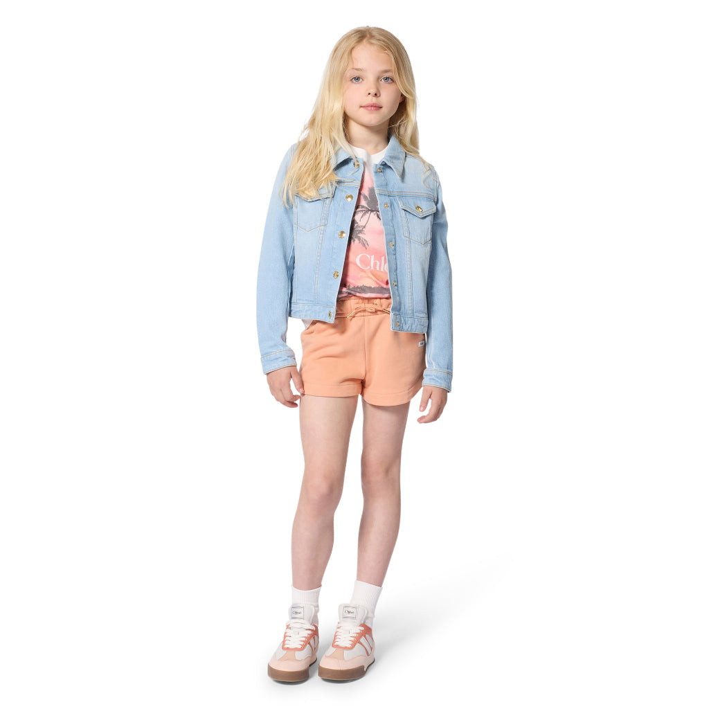 Chloé Kids French Terry Shorts
