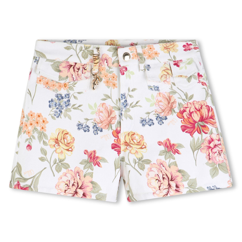 Chloé Kids Floral Shorts