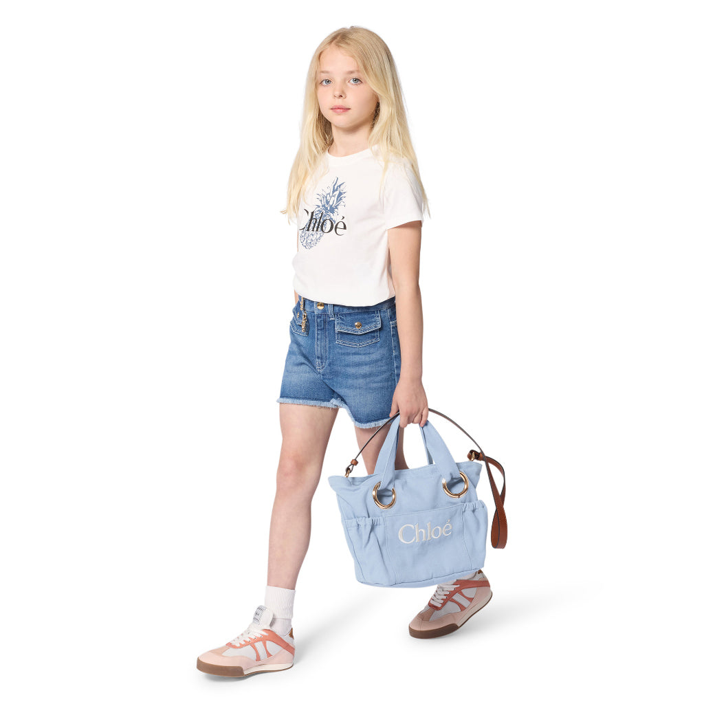 Chloé Kids Denim Shorts
