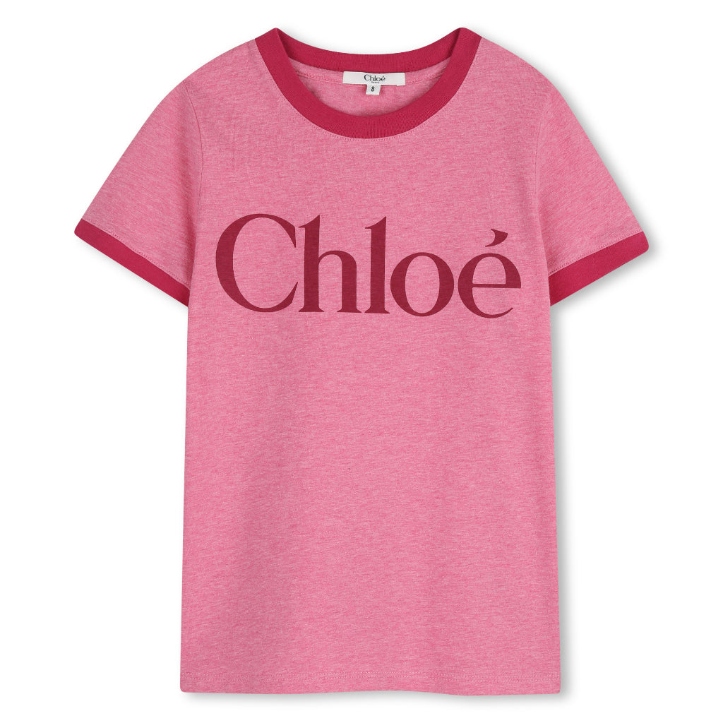 Chloé Kids Logo Print T-shirt