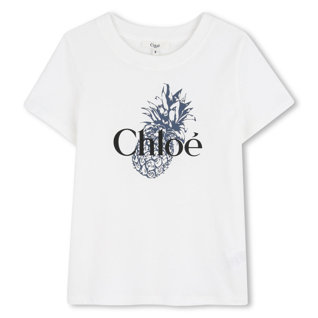 Chloé Kids Pineapple Print T-shirt