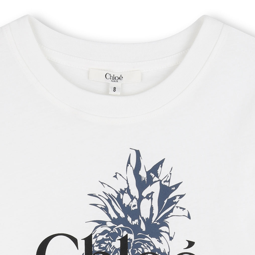 Chloé Kids Pineapple Print T-shirt