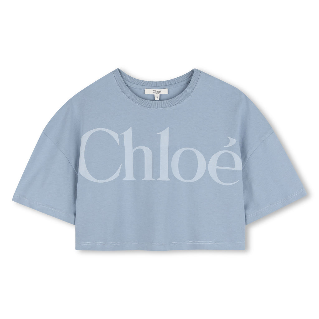 Chloé Kids Logo Print T-shirt