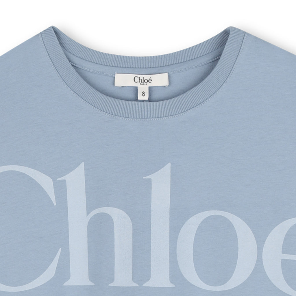 Chloé Kids Logo Print T-shirt