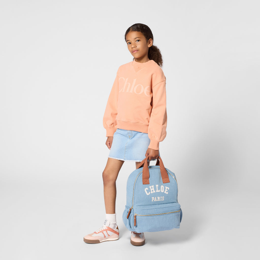 Chloé Kids Logo Backpack