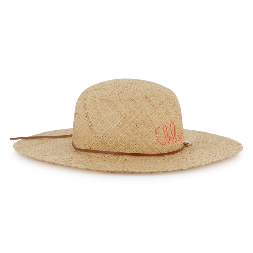 Chloé Kids Raffia Hat