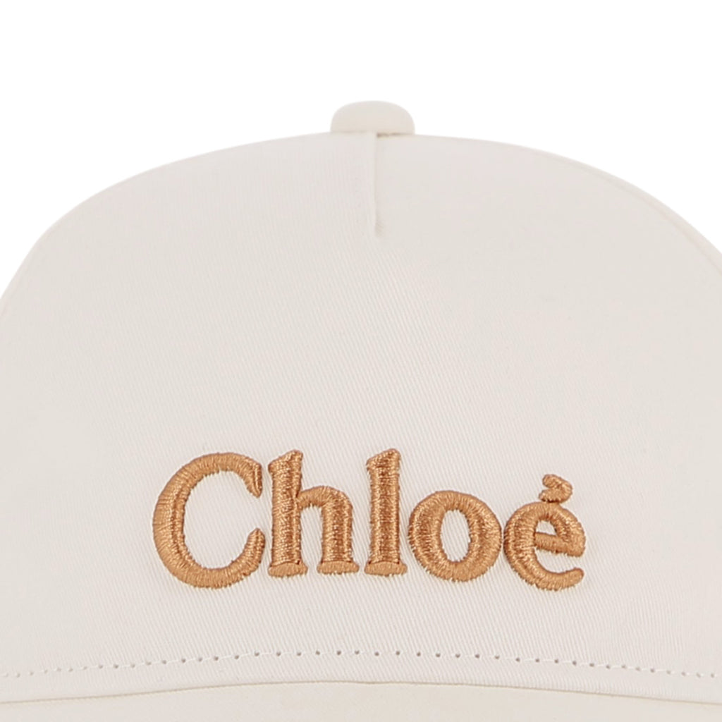 Chloé Kids Logo Twill Cap