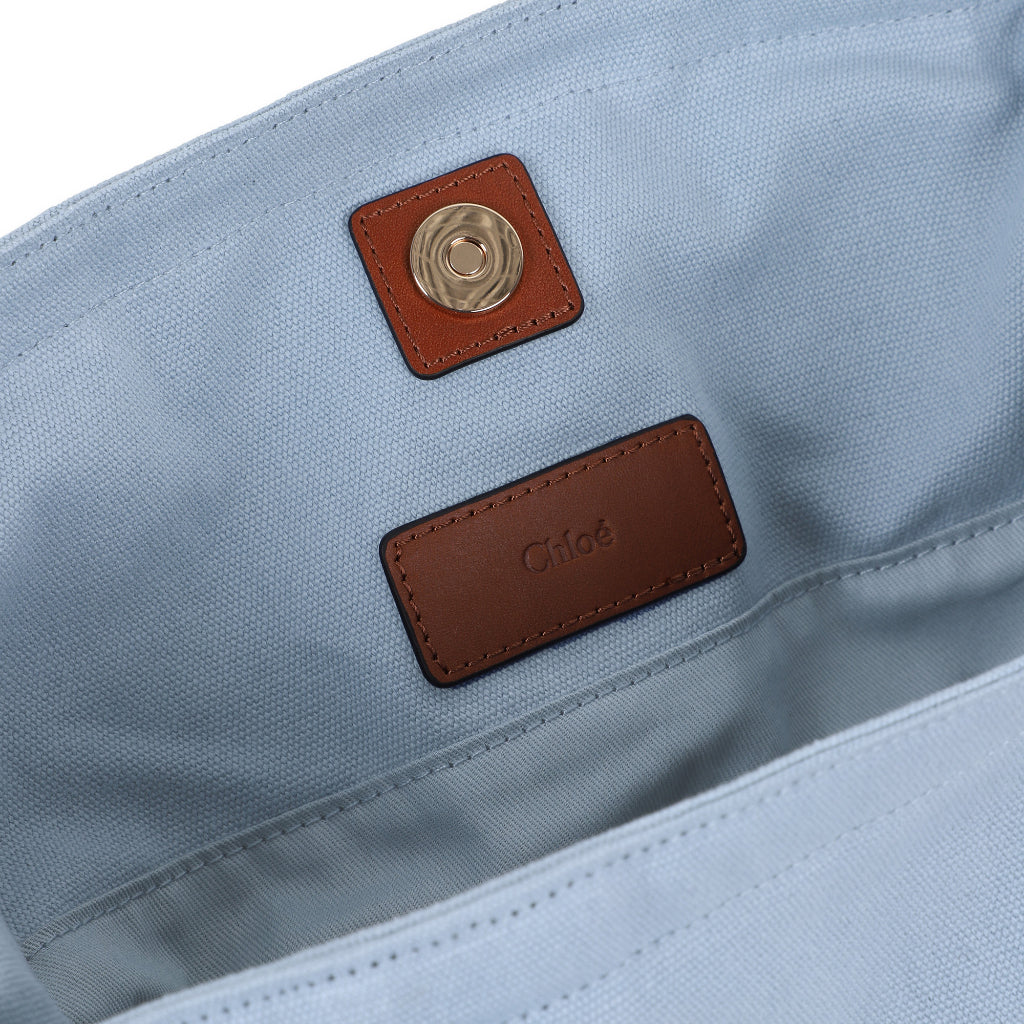 Chloé Kids Logo Canvas Tote Bag