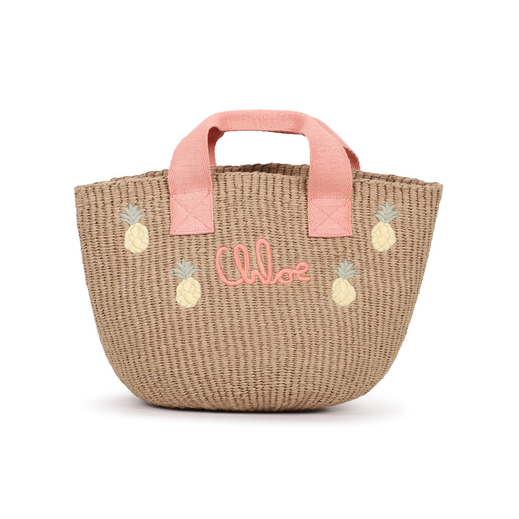 Chloé Kids Logo Basket Bag