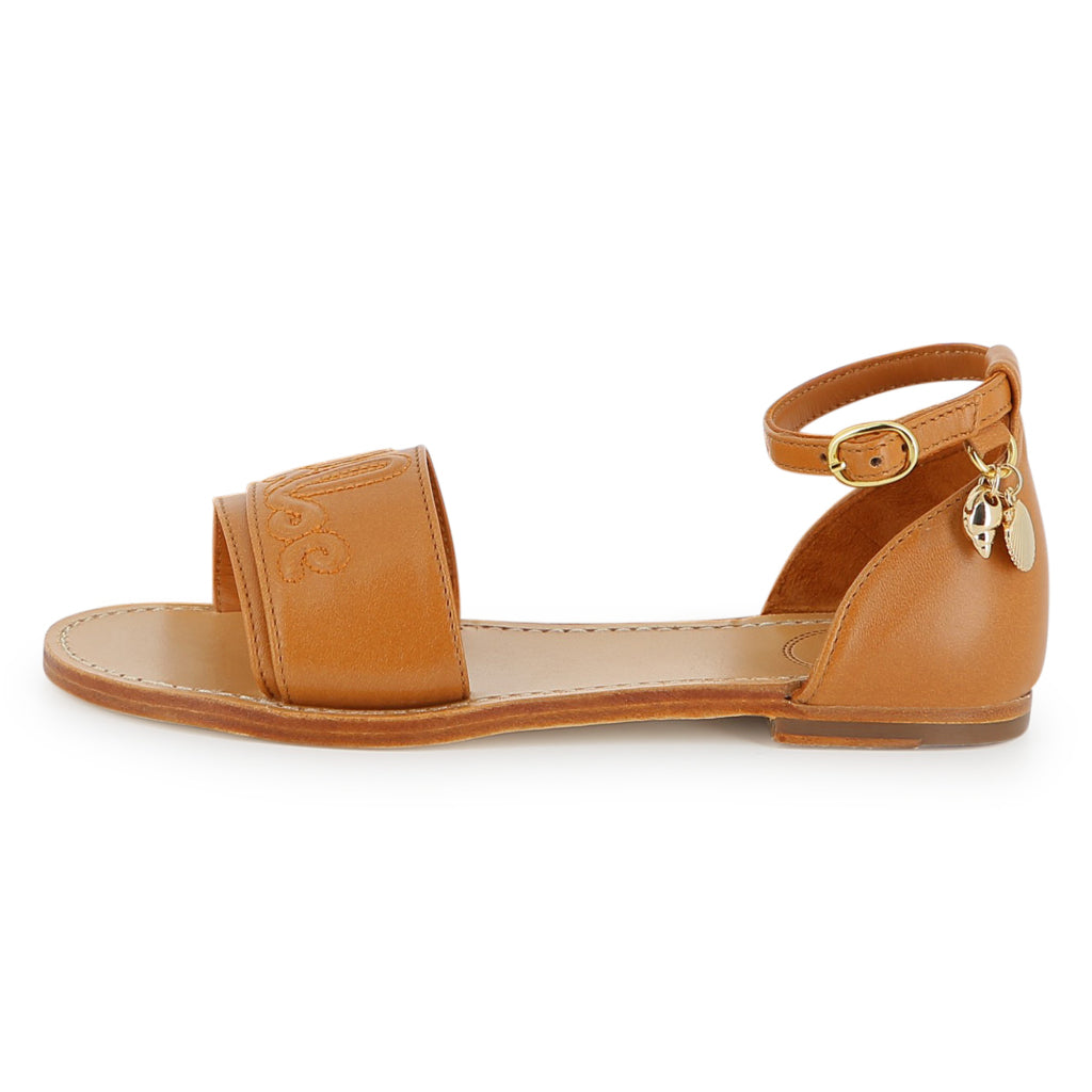 Chloé Kids Leather Sandals