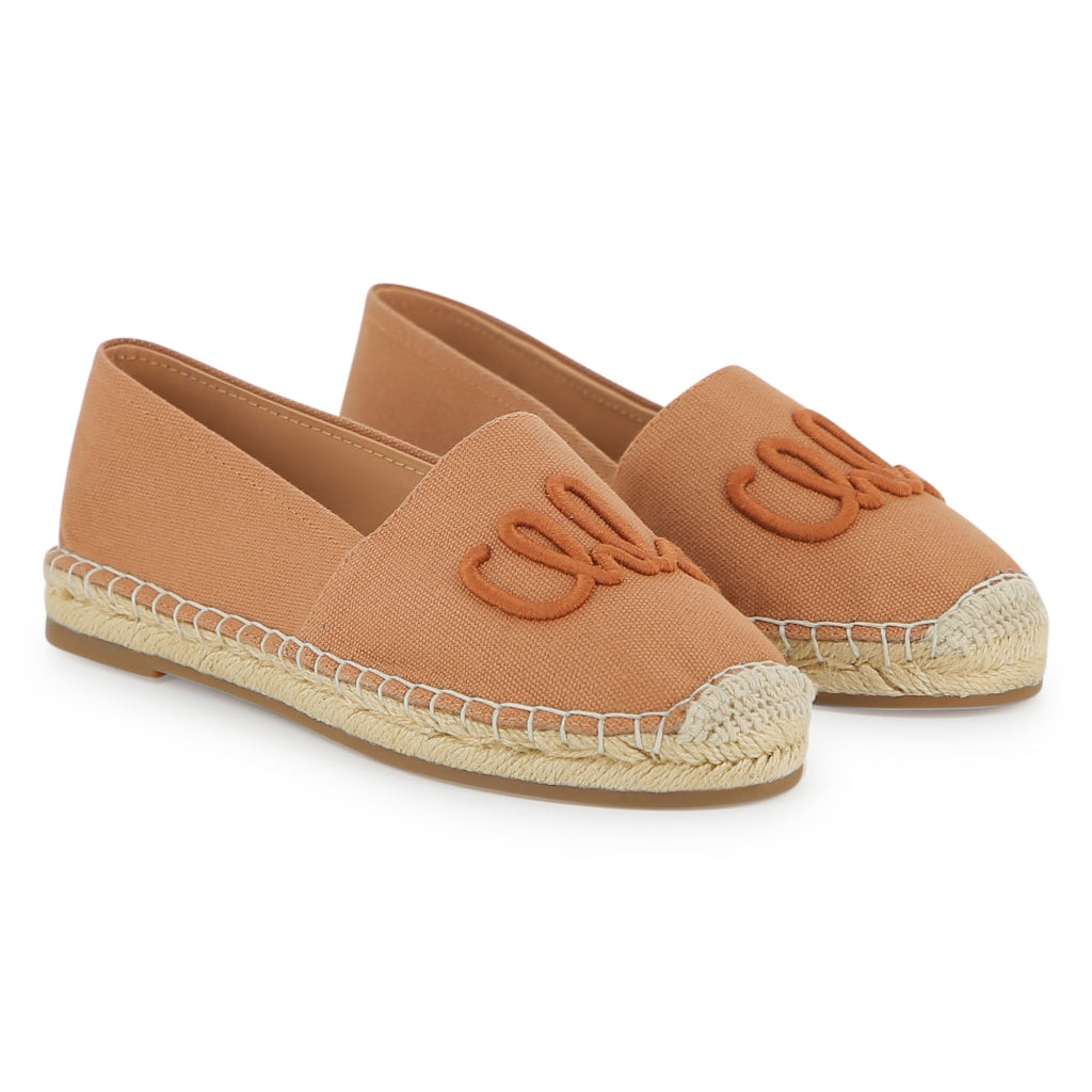 Chloé Kids Logo Espadrills