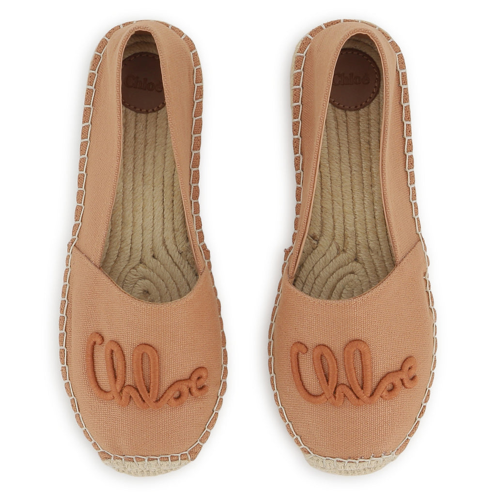 Chloé Kids Logo Espadrills