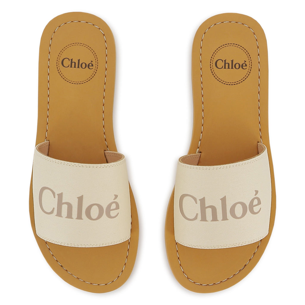 Chloé Kids Textile Sandals
