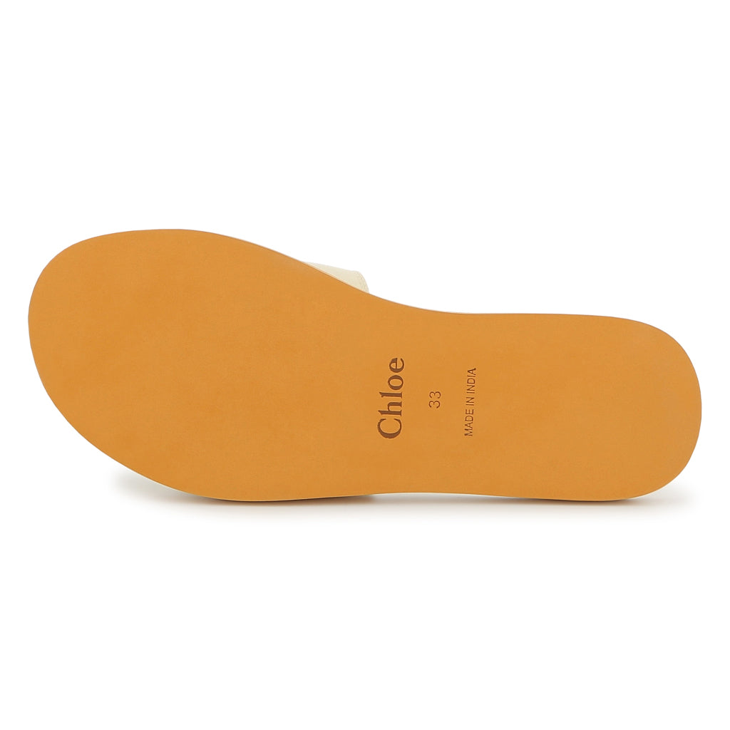 Chloé Kids Textile Sandals
