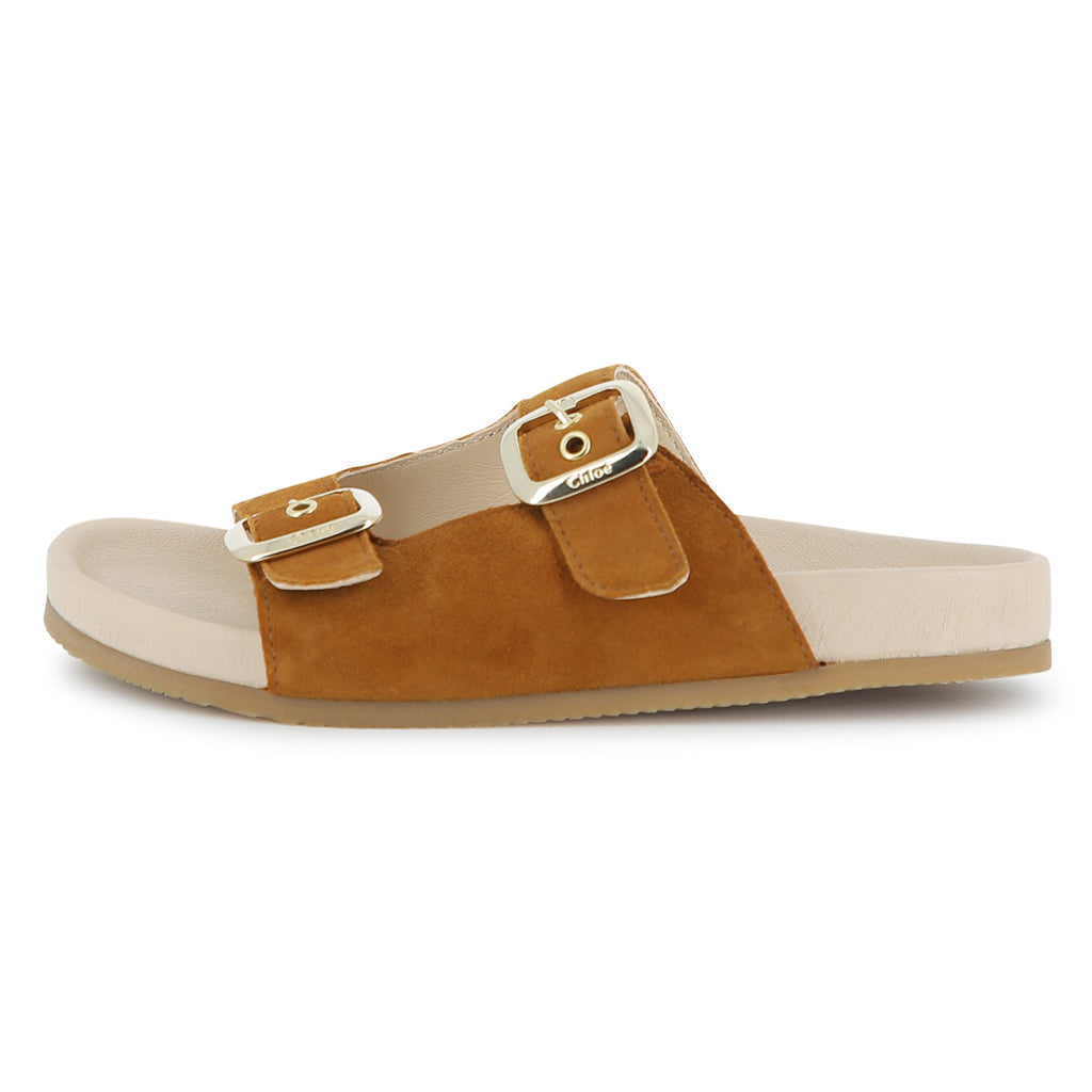 Chloé Kids Leather Sandals
