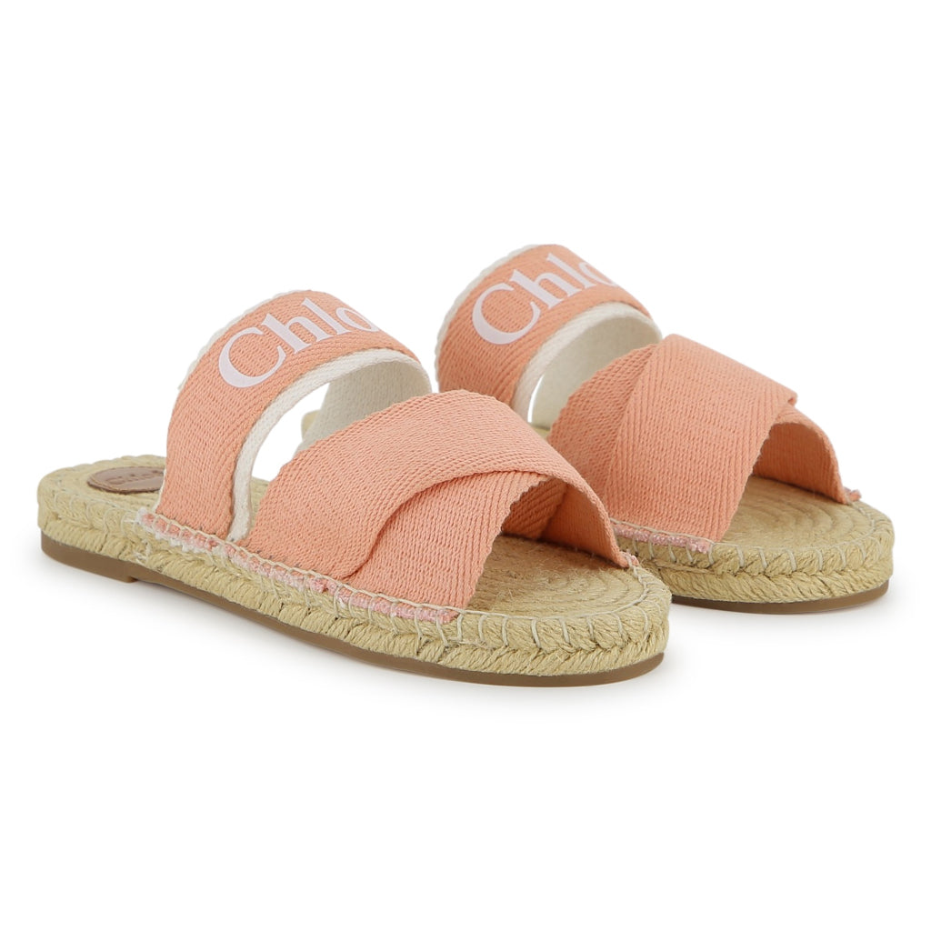Chloé Kids Textile Sandals