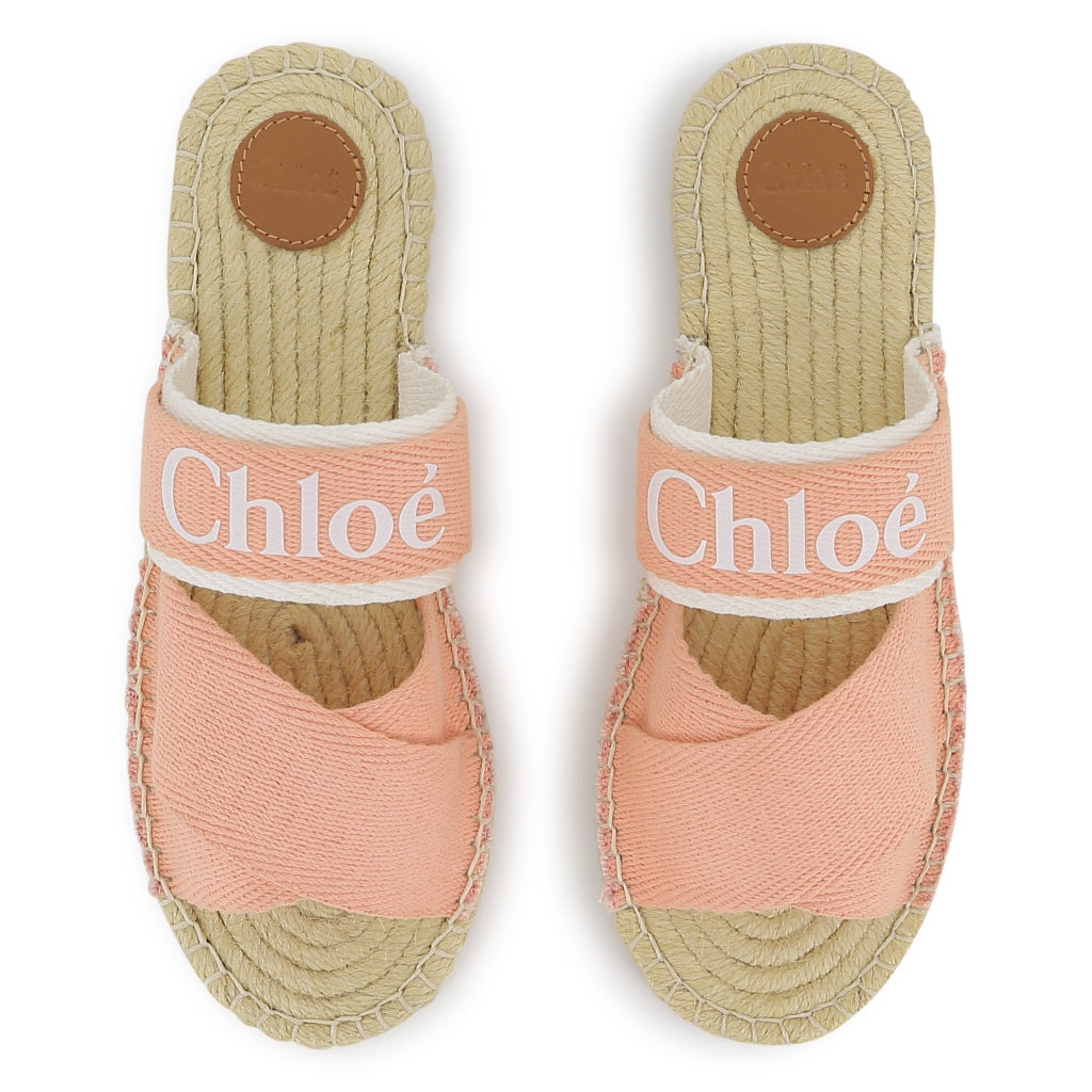 Chloé Kids Textile Sandals