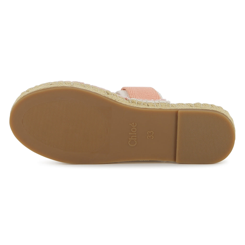 Chloé Kids Textile Sandals