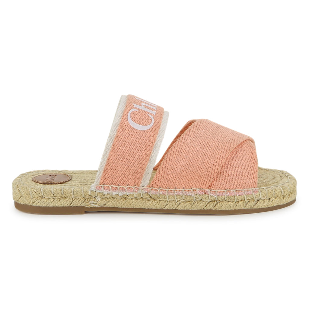 Chloé Kids Textile Sandals