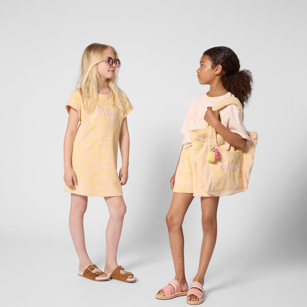 Chloé Kids Textile Sandals
