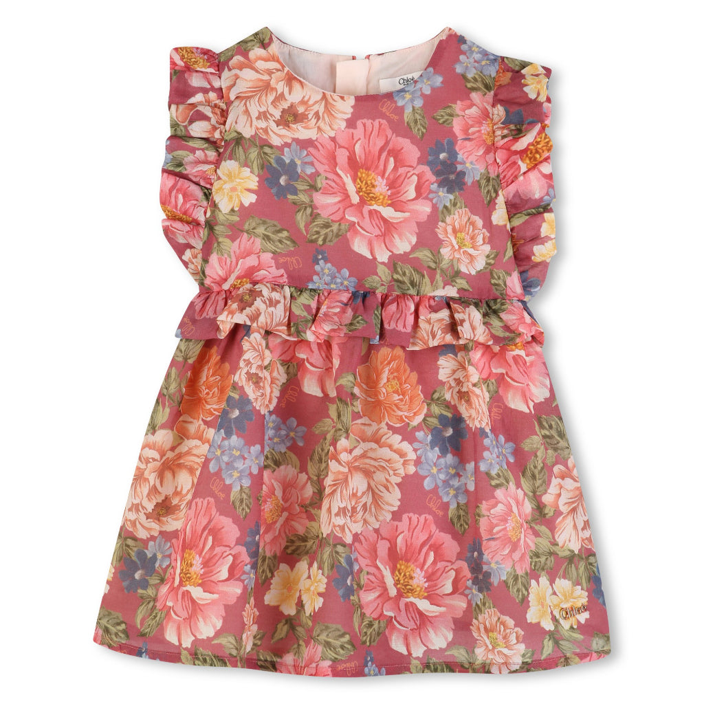 Chloé Kids Short Sleeved Dress