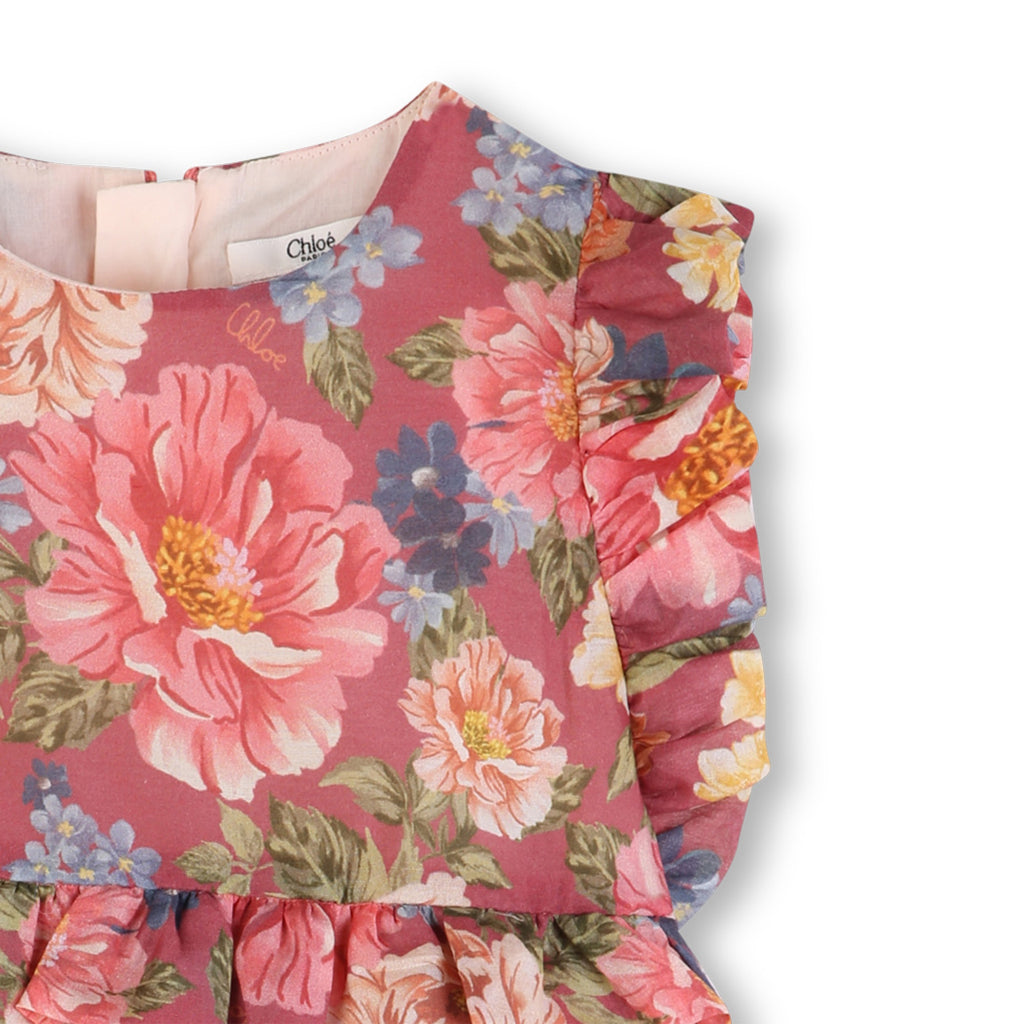 Chloé Kids Short Sleeved Dress