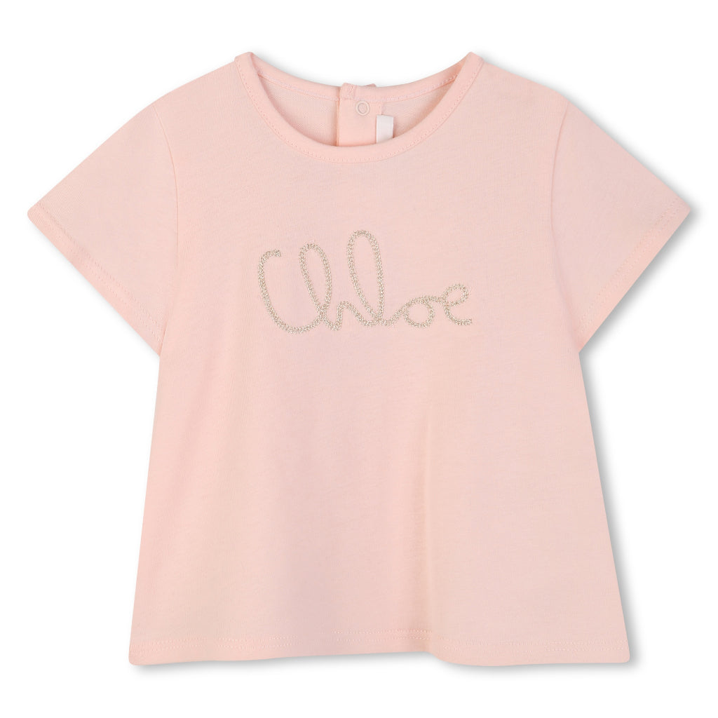 Chloé Kids Dress and T-shirt Set