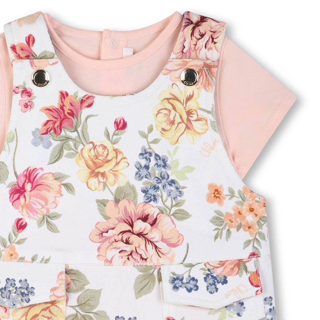 Chloé Kids Dress and T-shirt Set