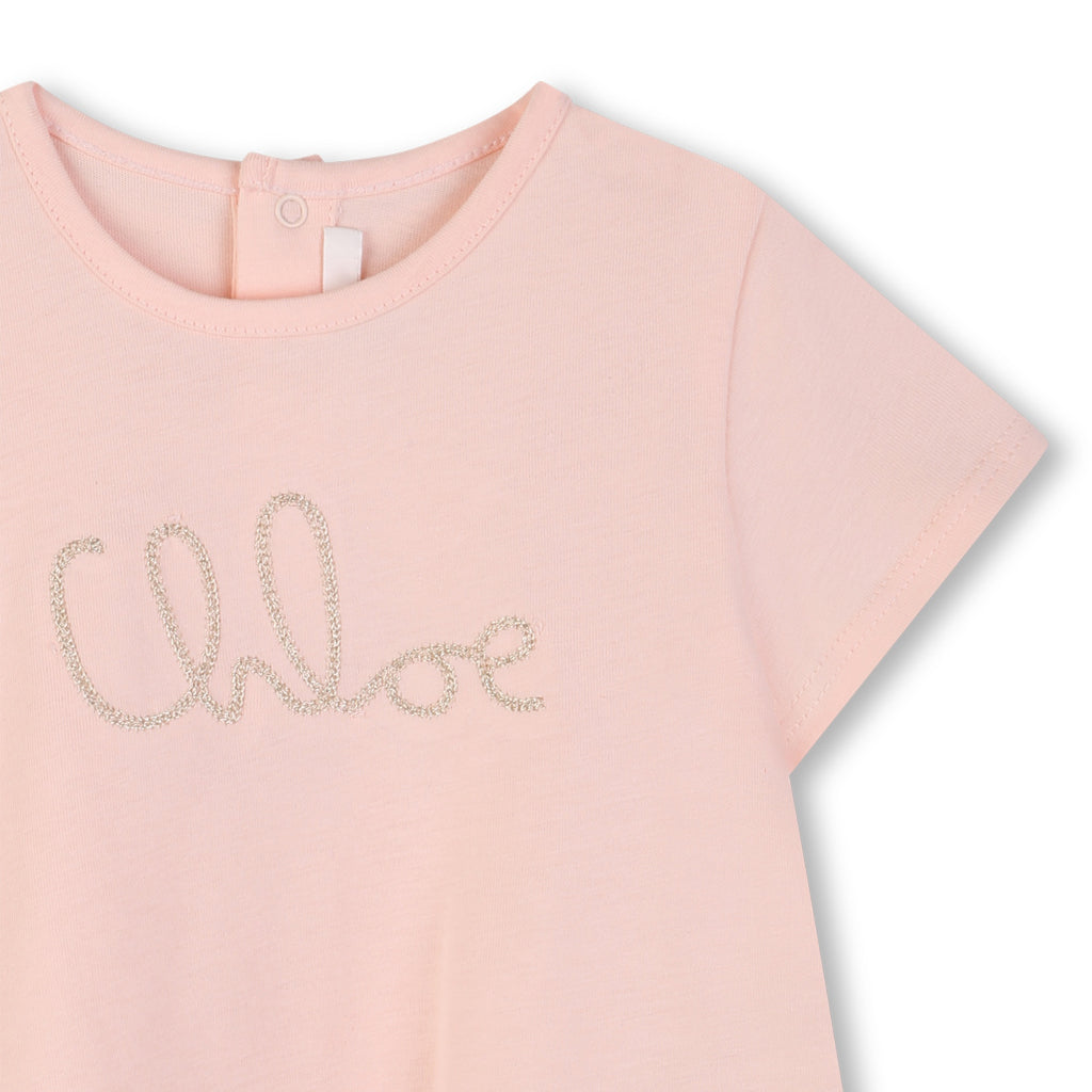 Chloé Kids Dress and T-shirt Set