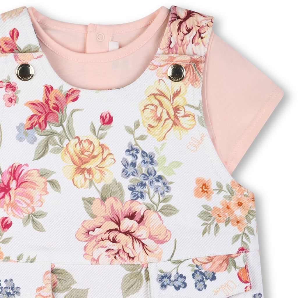 Chloé Kids Dress and T-shirt Set