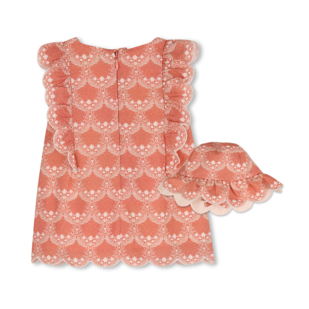 Chloé Kids Dress and Hat Set