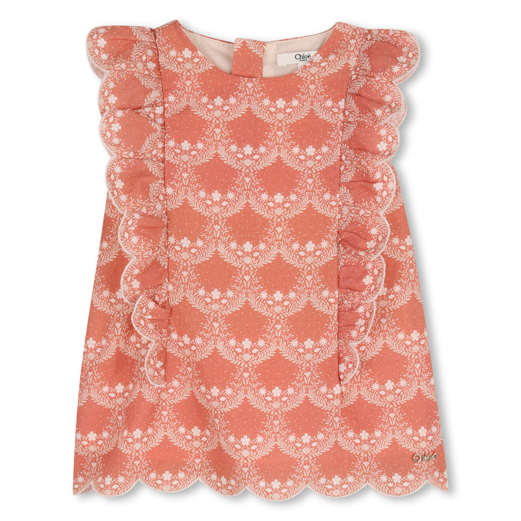 Chloé Kids Dress and Hat Set