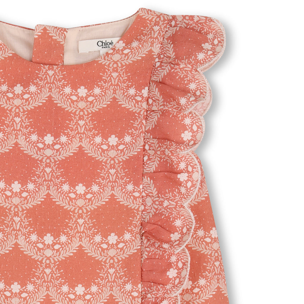 Chloé Kids Dress and Hat Set