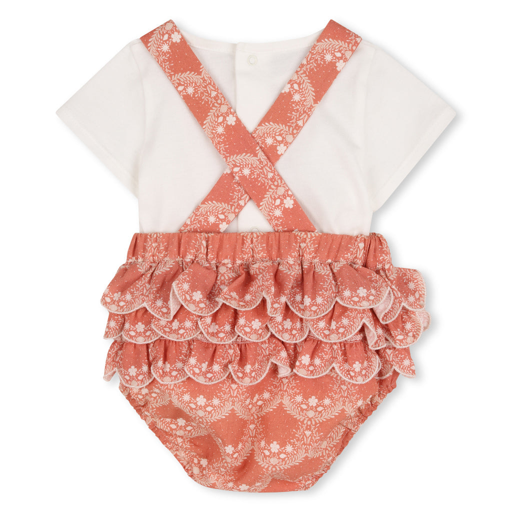 Chloé Kids Overalls and T-shirt Set