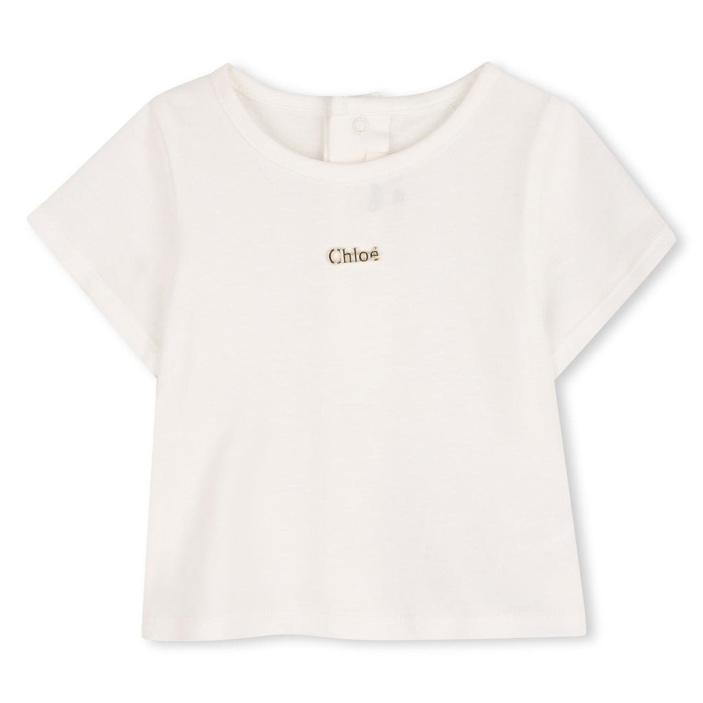 Chloé Kids Overalls and T-shirt Set