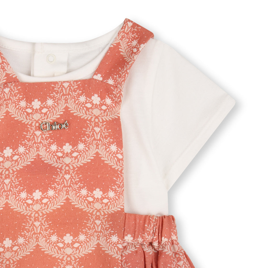 Chloé Kids Overalls and T-shirt Set