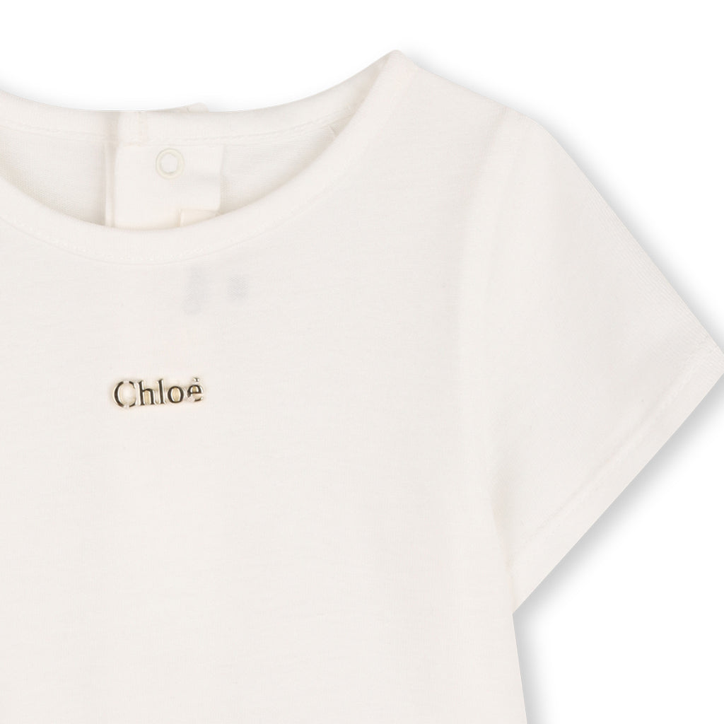 Chloé Kids Overalls and T-shirt Set