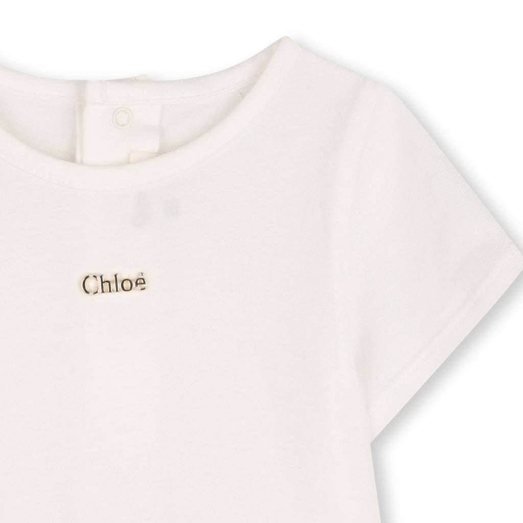 Chloé Kids Overalls and T-shirt Set