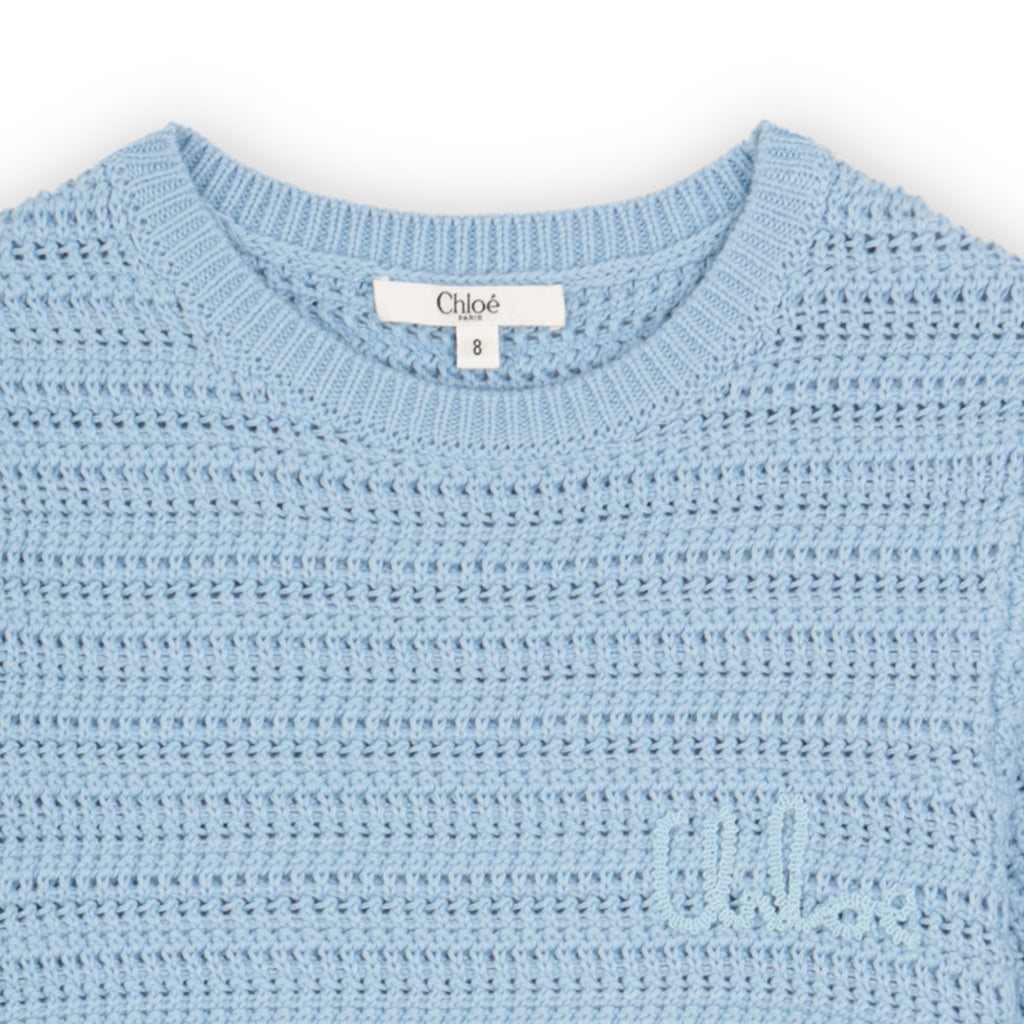 Chloé Kids Crochet Sweater