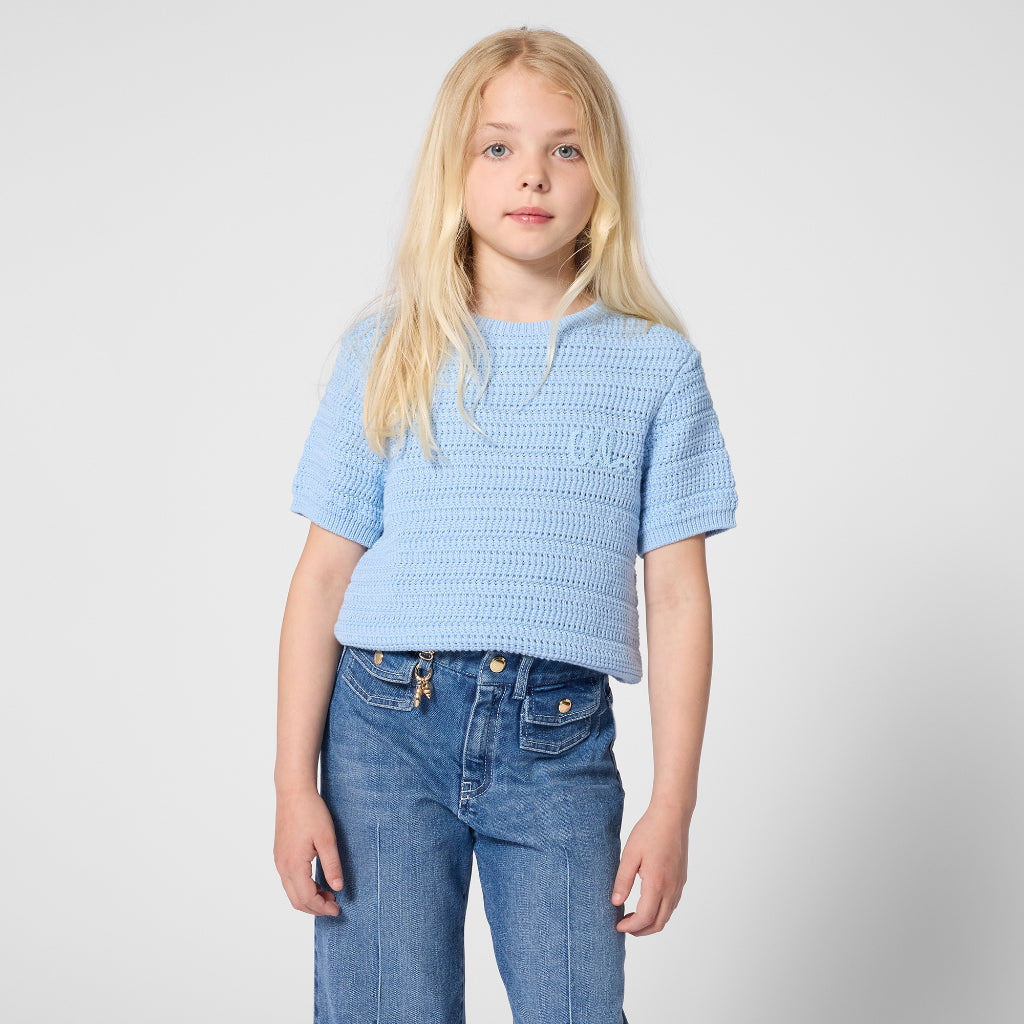 Chloé Kids Crochet Sweater