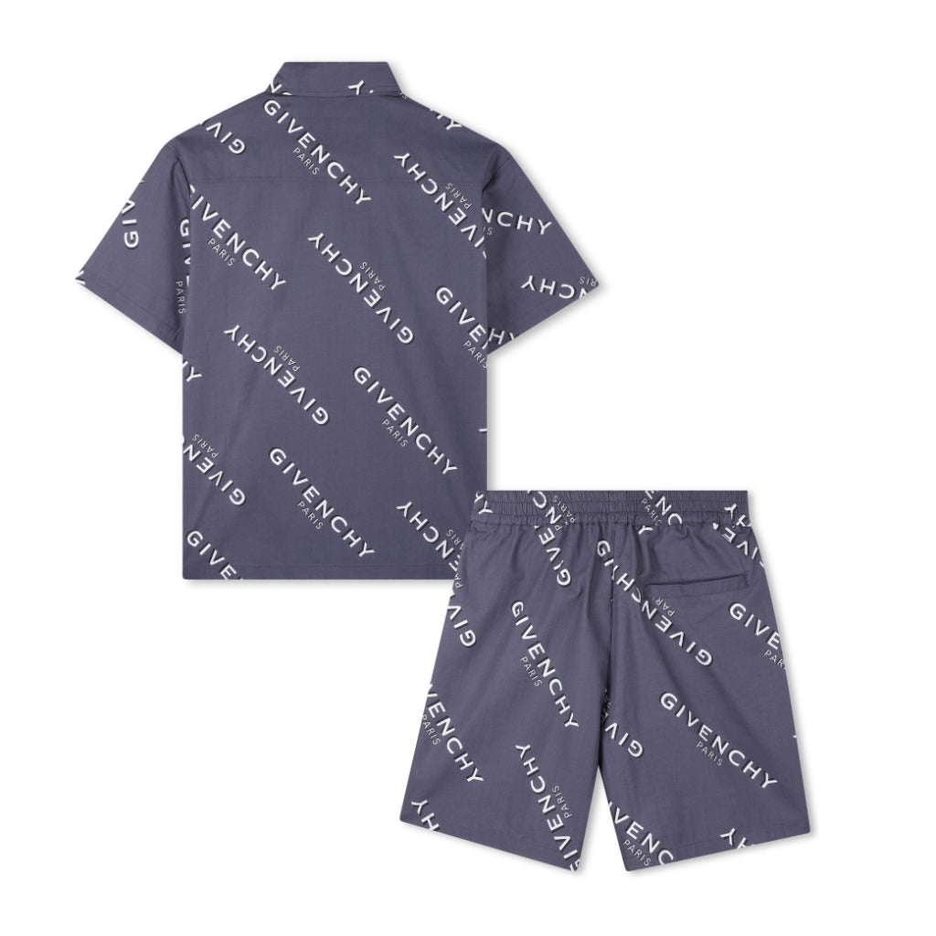 Givenchy Kids Shirt and Shorts Set