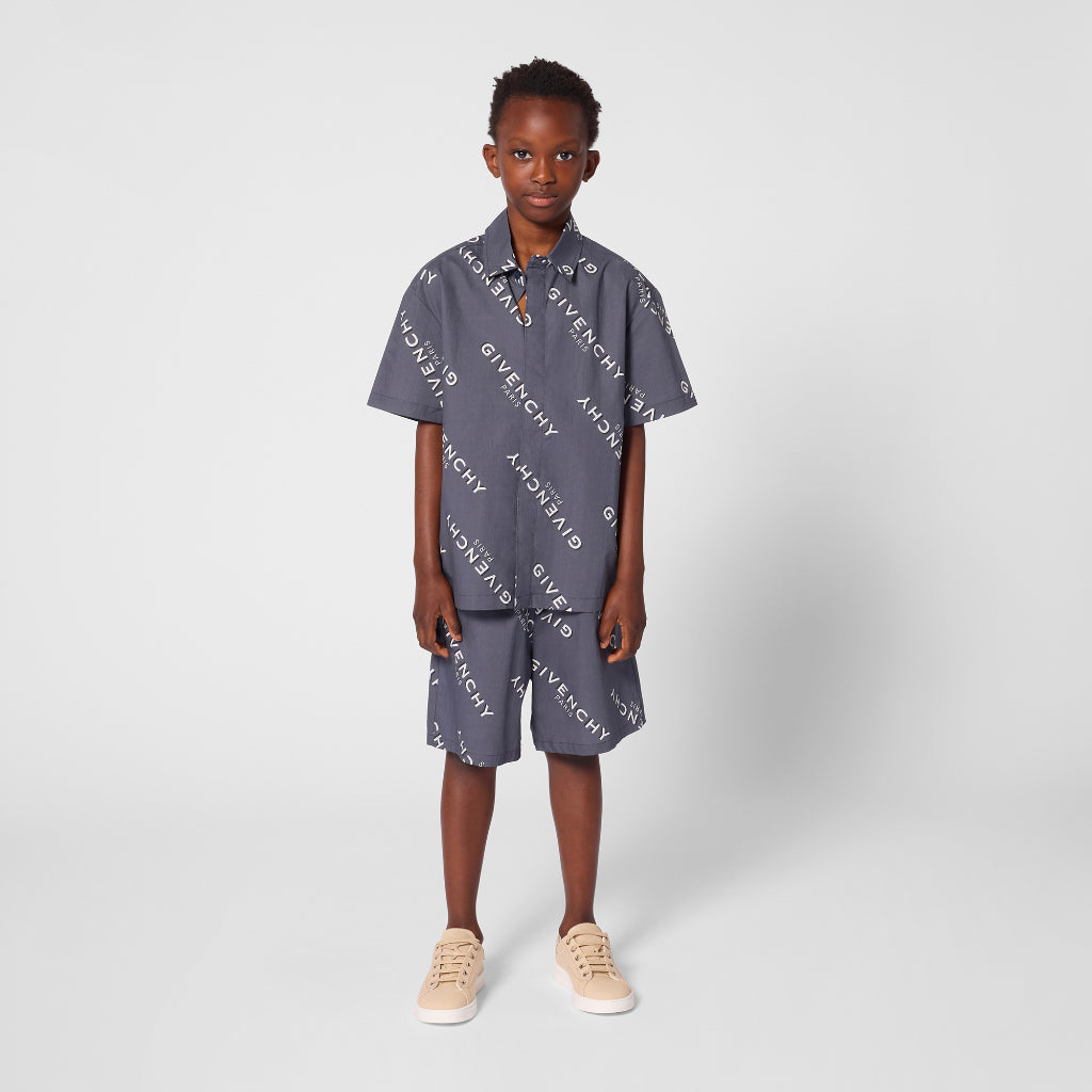 Givenchy Kids Shirt and Shorts Set